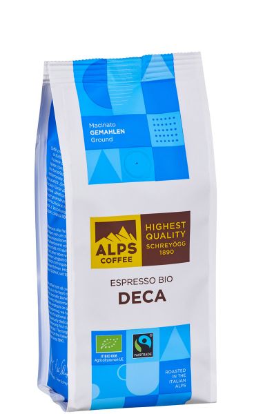 Alps Coffee Schreyögg Bio Fairtrade Espresso gemahlen