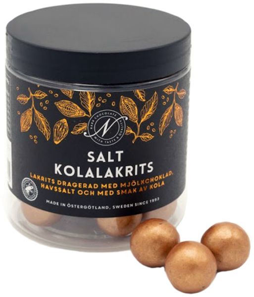 Narr Lakritz mit Salz-Karamell |150g schwedische Lakritzkugeln