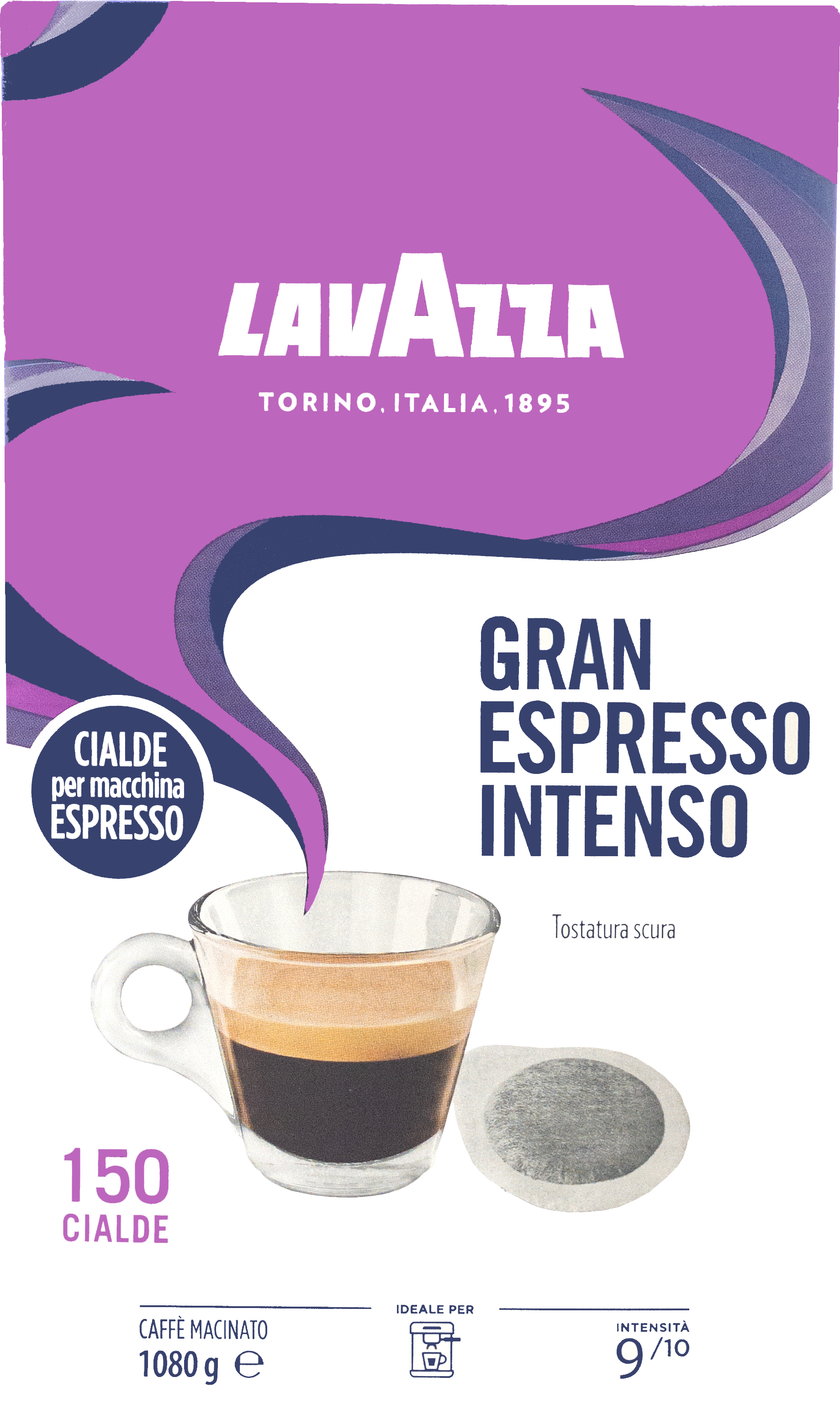 Lavazza Gran Espresso Intenso - ESE Pods ➢ More intense