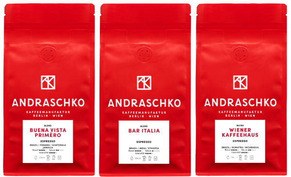 Andraschko (whole beans) tasting pack